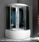 Aluminium Frame Shower Enclosure Tub Combo With Support Back