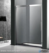 Bilik Mandi Gaya Klasik Stainless Steel Sliding Shower Door
