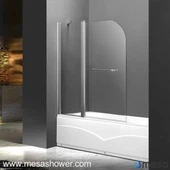 Pintu Pivot Pancuran Tubeless Frameless Bahan Kaca Tempered