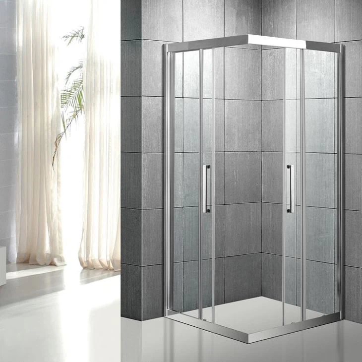 Bilik Mandi Stainless Steel Sliding Shower Enclosure