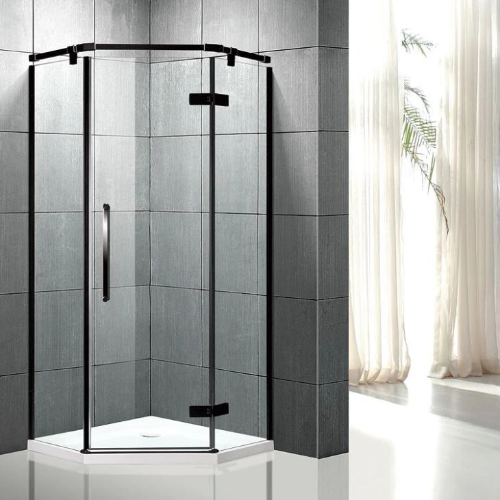 Diamond Bentuk Frameless Hinge Mandi Mandi Lampiran