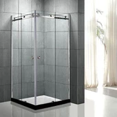 Lampiran Pancuran Mandi Frameless Dengan Pintu Gelongsor