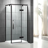 Bentuk Square Frameless Hinge Bathroom Shower Enclosure