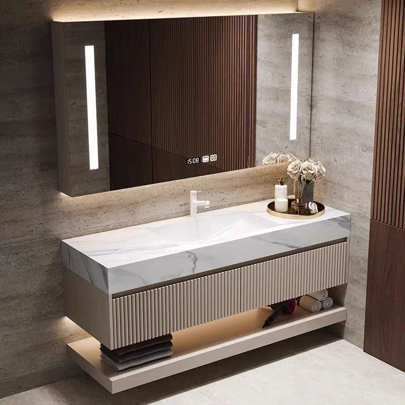 Multi-layer Solid Wood Board Bathroom Vanity Multi-layer Solid Wood Board Bathroom Vanity